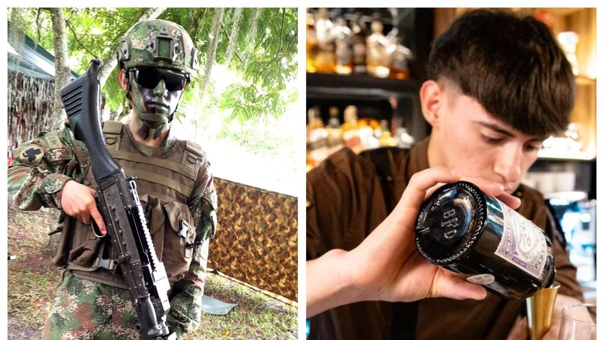 Carlos Loaiza: del fusil en Colombia a la coctelera en Tenerife