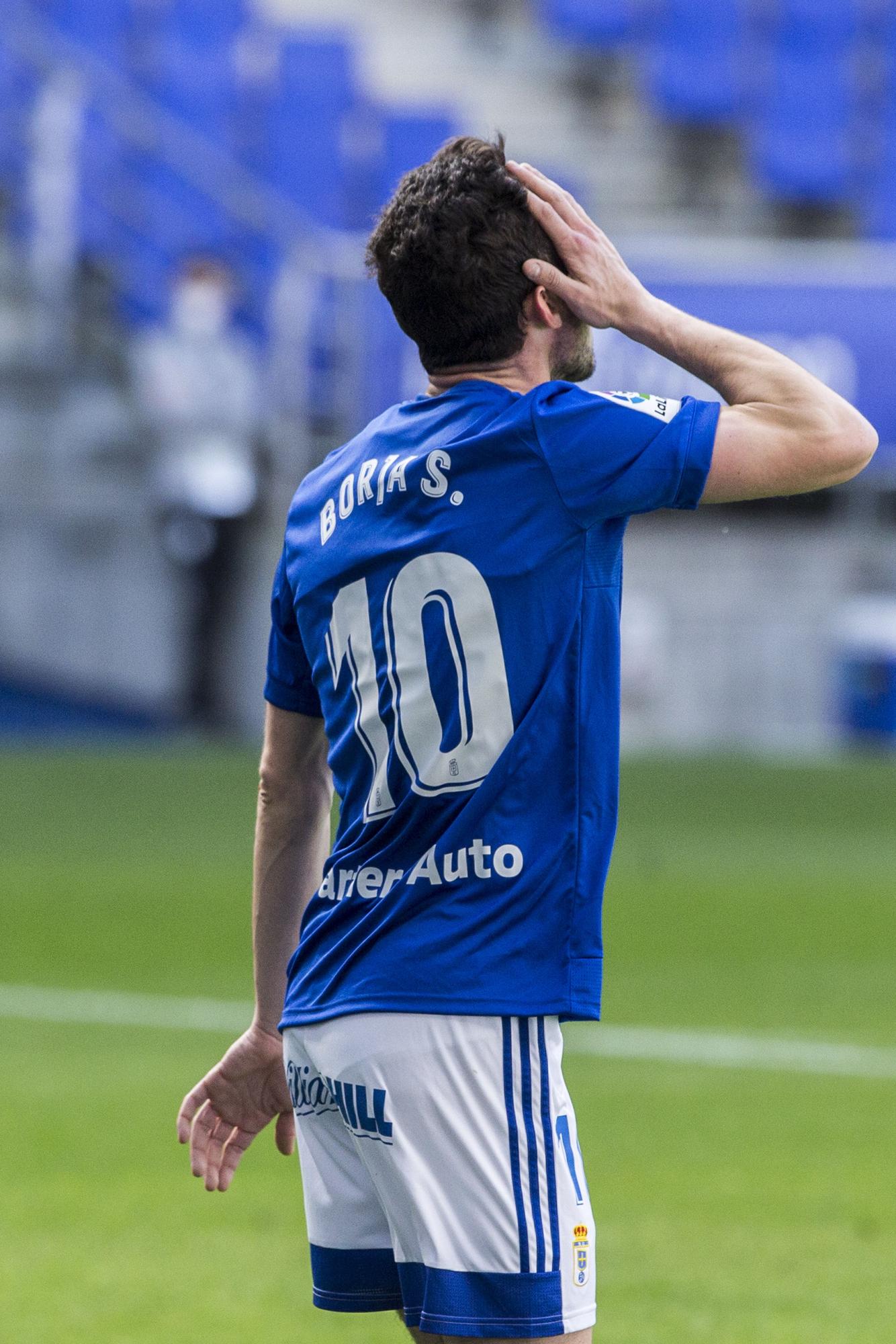 El partido entre el Real Oviedo y la Ponferradina, en imágenes