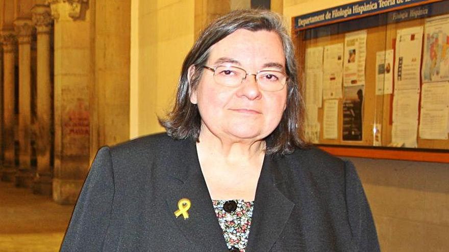 La professora anoienca de lingüística Carme Junyent