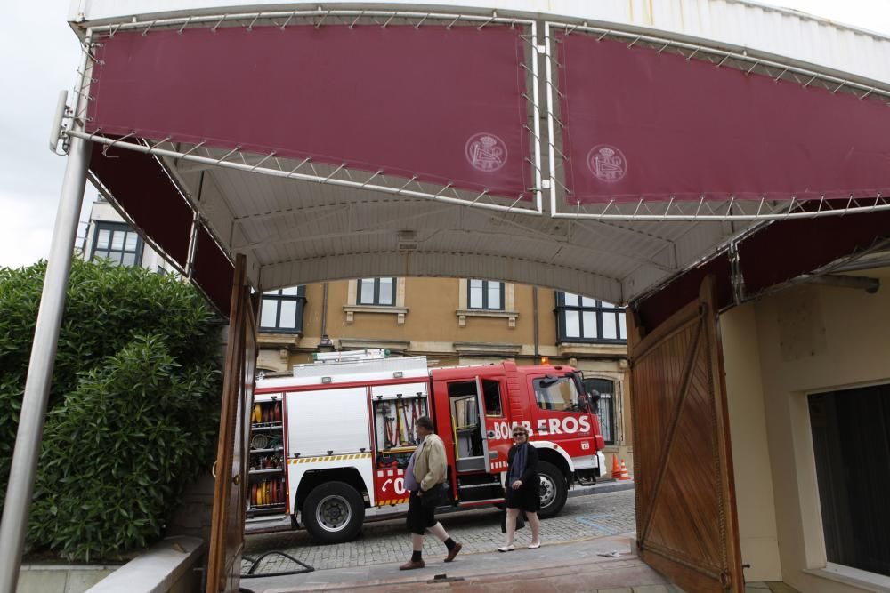 Incendio en la sauna del real Club de Regatas