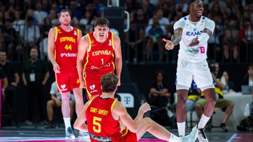 Saint-Supéry y Cárdenas brillan en el OAKA pero no pueden evitar la derrota de España en Grecia