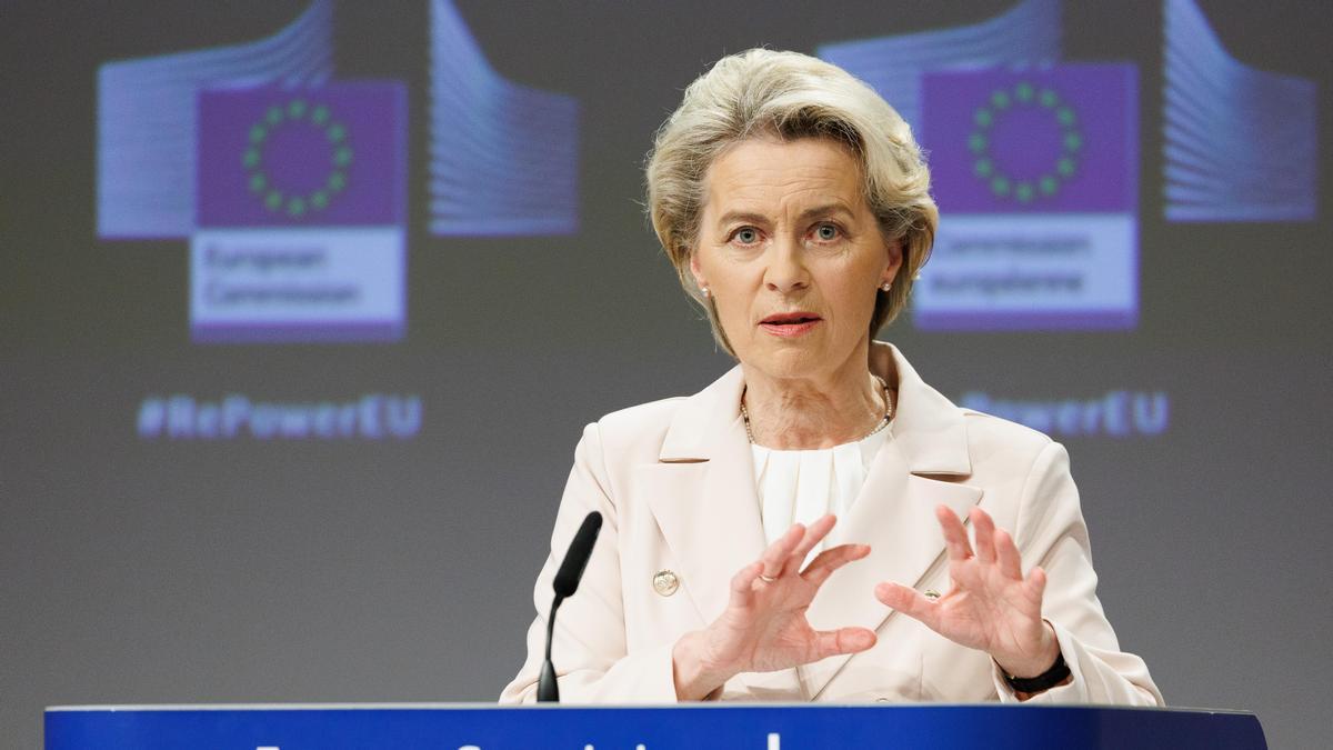 La presidenta de la Comisión Europea, Ursula von der Leyen.