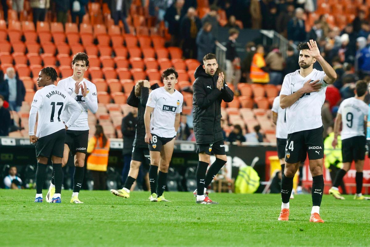 Las imágenes del partido de Copa del Rey entre el Valencia CF y ...