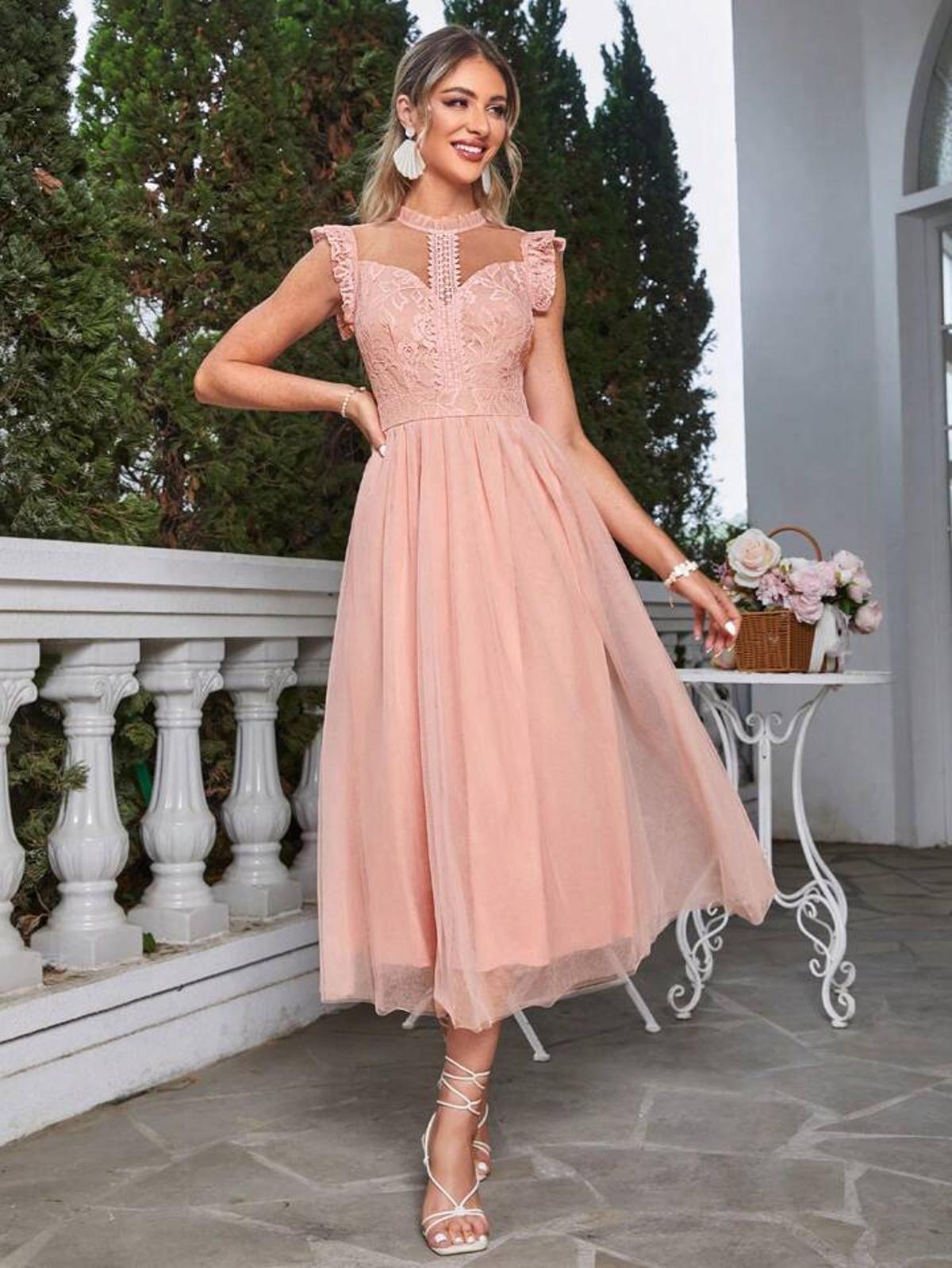 Vestido de invitada de Shein