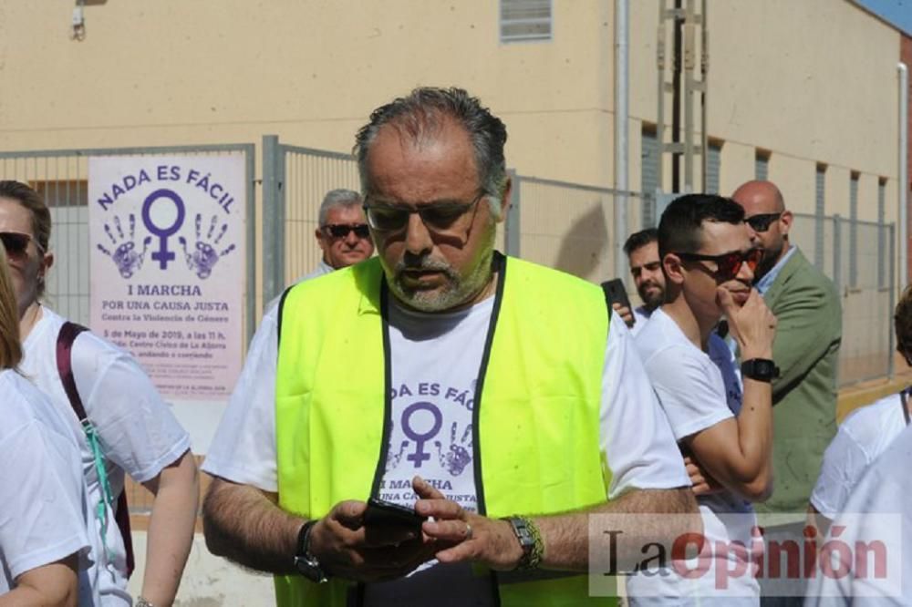 Marcha contra la violencia de género en La Aljorra