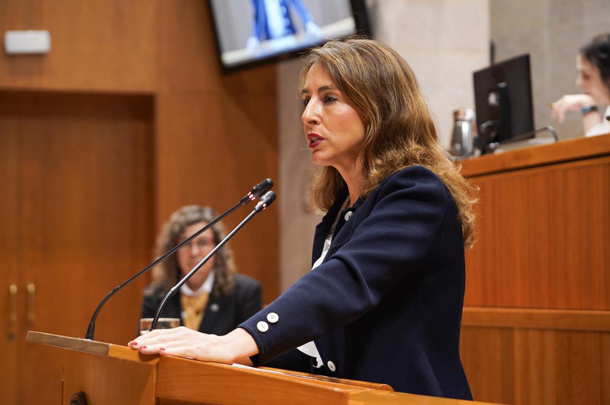María Navarro, portavoz adjunta del PP en las Cortes de Aragón.