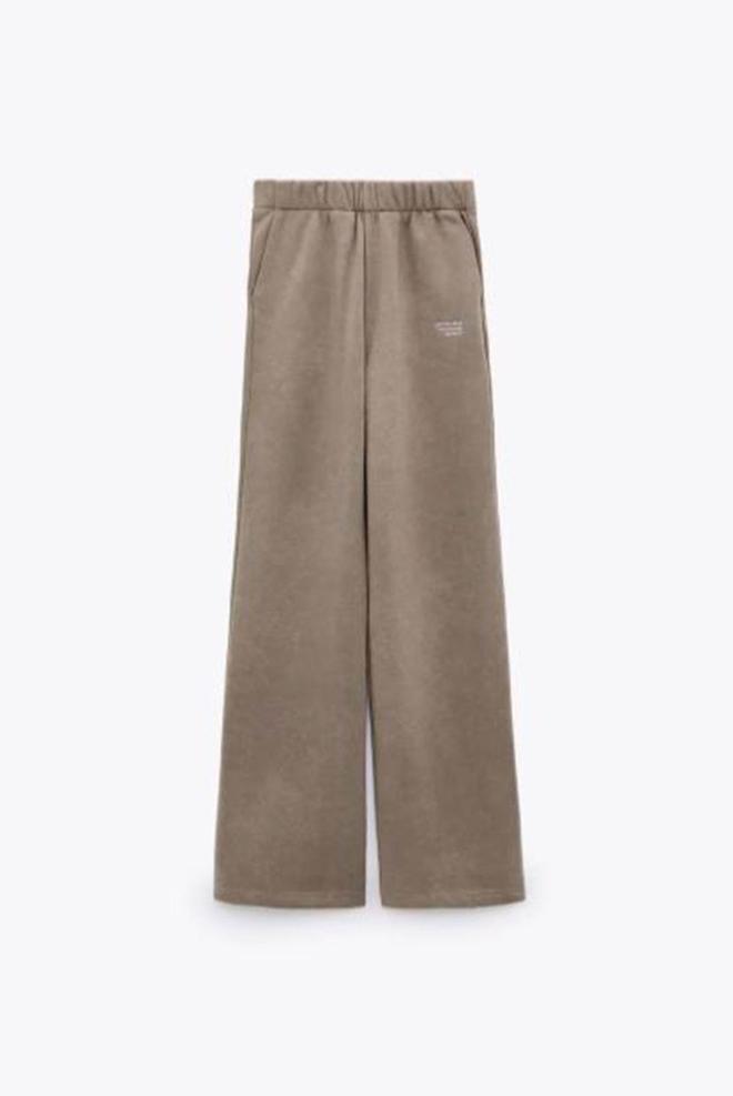 Pantalones chándal Zara (precio: 19,95 euros)