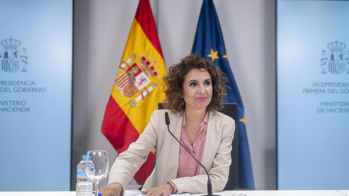 La vicepresidenta primera y ministra de Hacienda, María Jesús Montero.