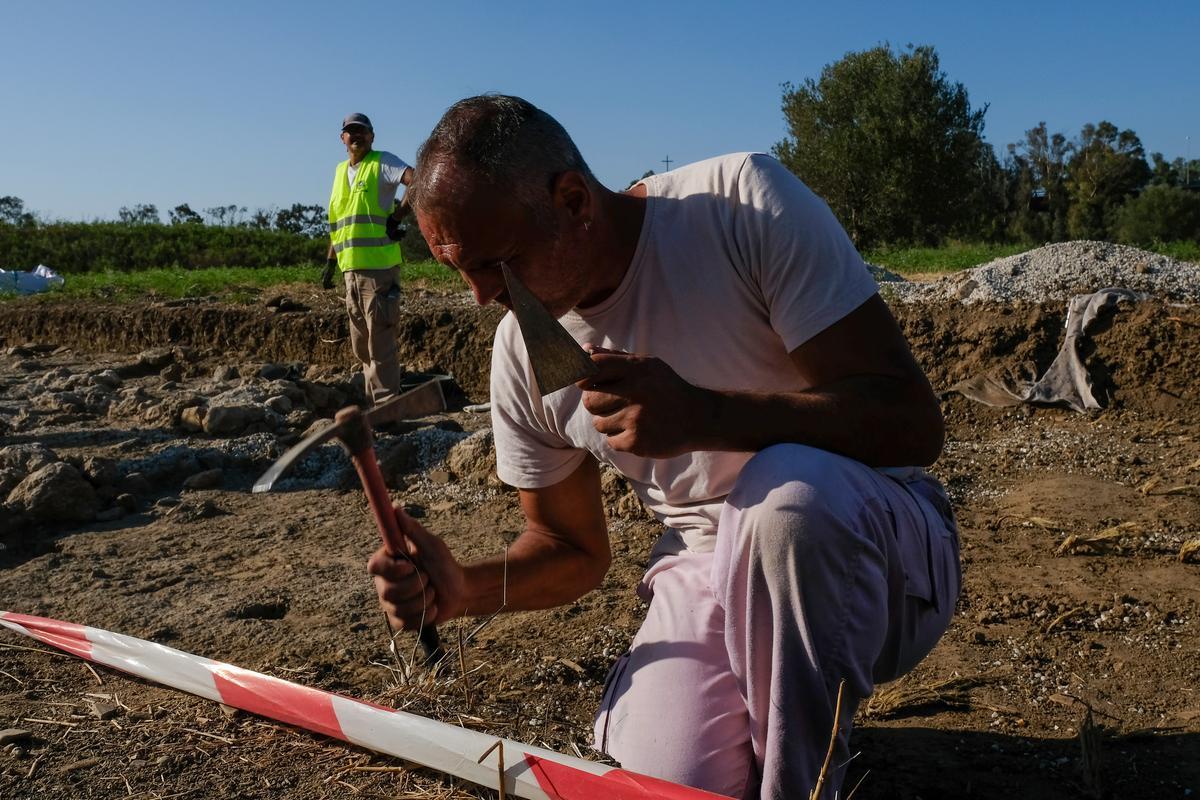 Los arqueólogos recuperan los restos descubiertos el año pasado