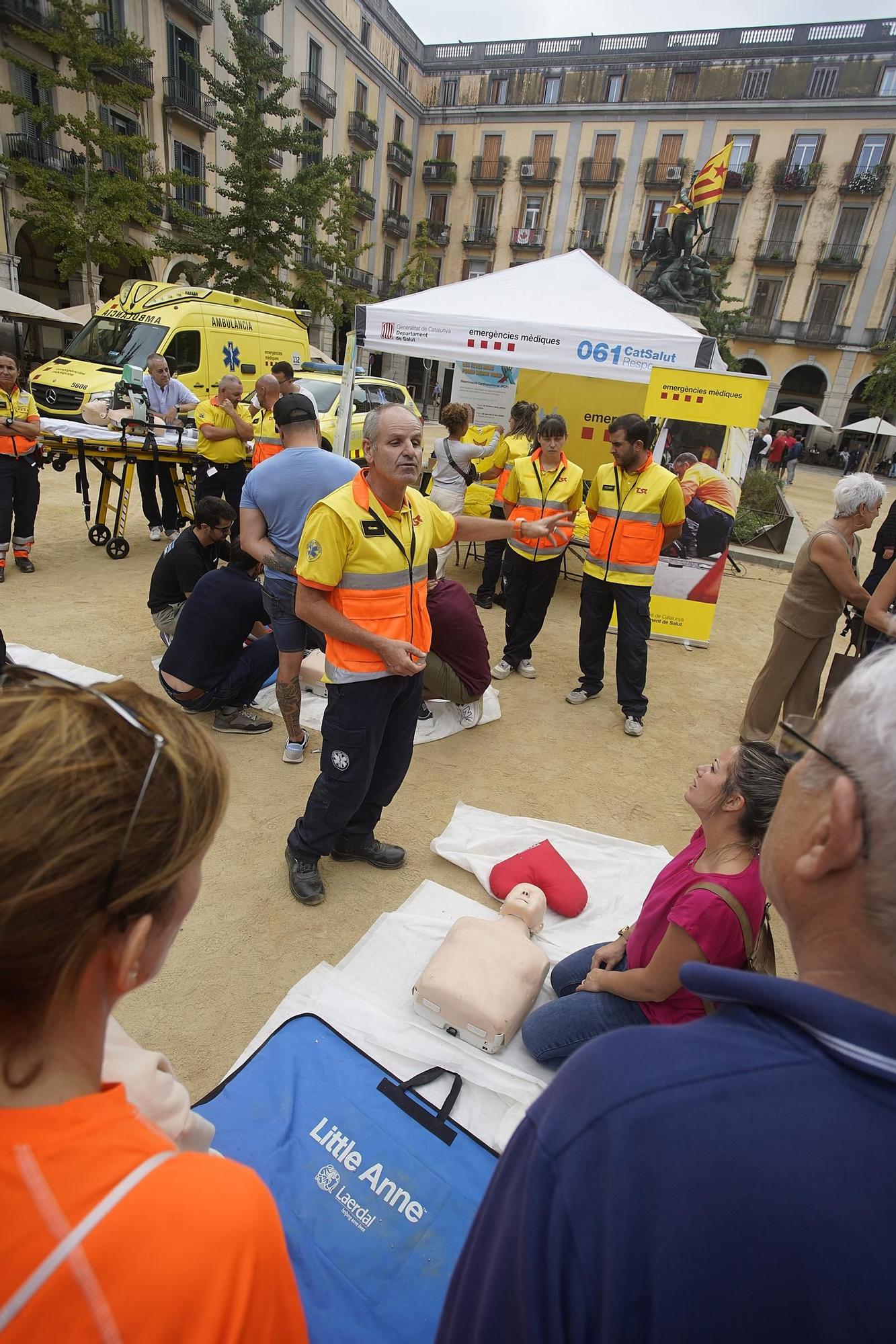 Taller pràctic de reanimació cardiopulmonar a Girona