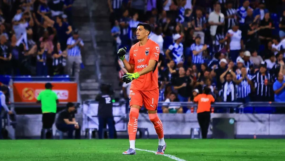 Andrada, en un partido con Rayados de Monterrey.