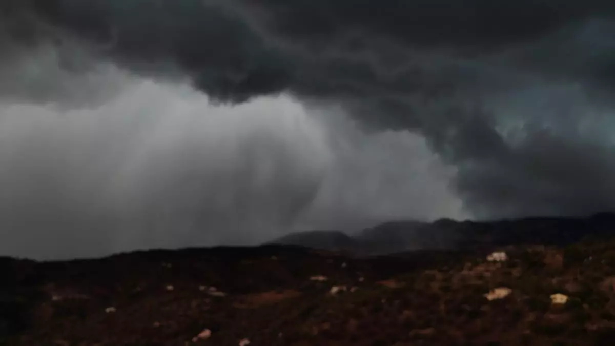 La borrasca Berenice deja Málaga con lluvias de hasta 40 litros en el interior de la provincia