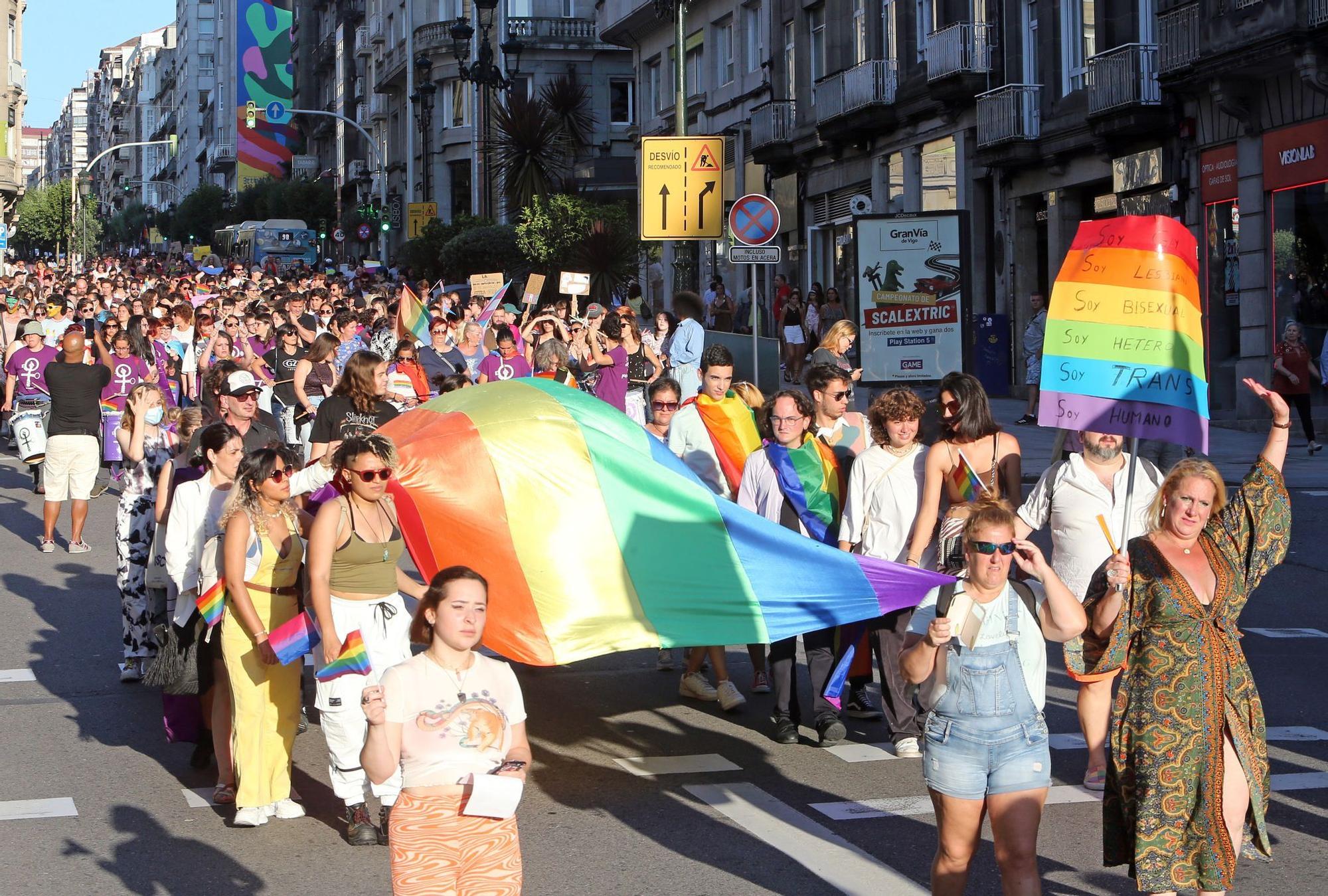 Paso firme en defensa de los derechos LGTBI en Vigo