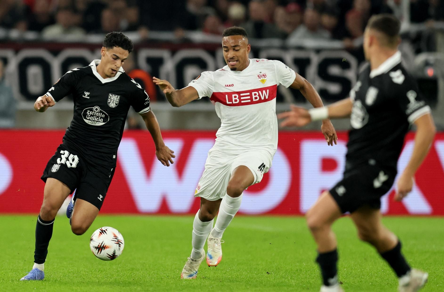 Las imágenes del debut del Celta en Europa League, frente al Stuttgart