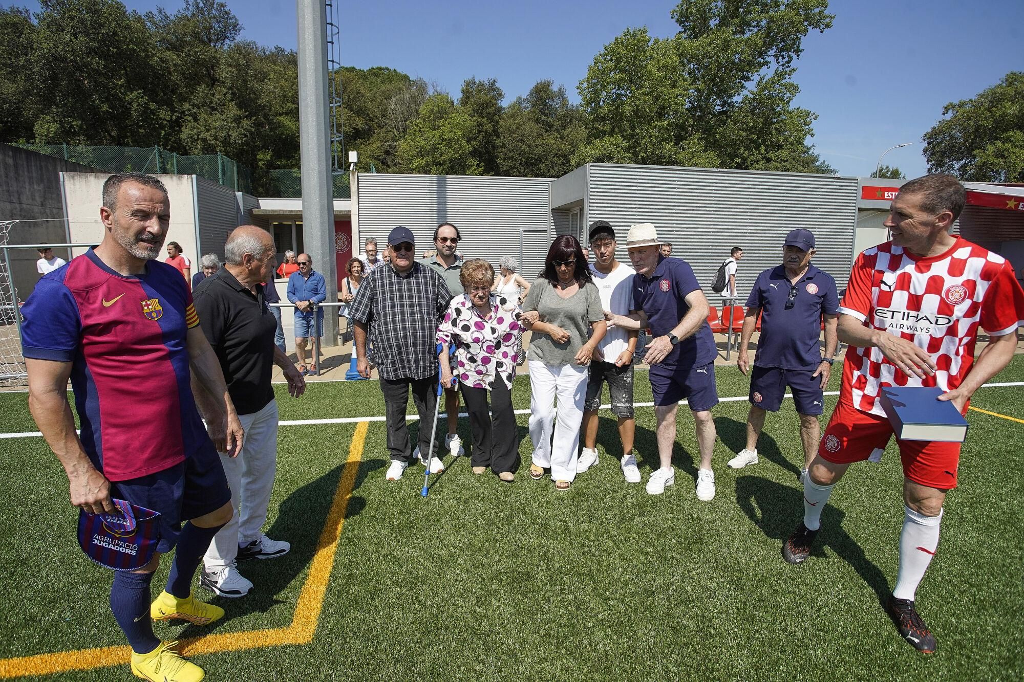 GIRONA. Torres de Palau Girona FC Legends-Agrupació Jugadors FCB, en homenatge a Pepe Pinto