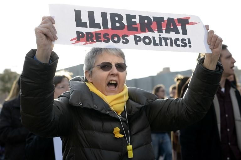 Concentración en la estación de Sants