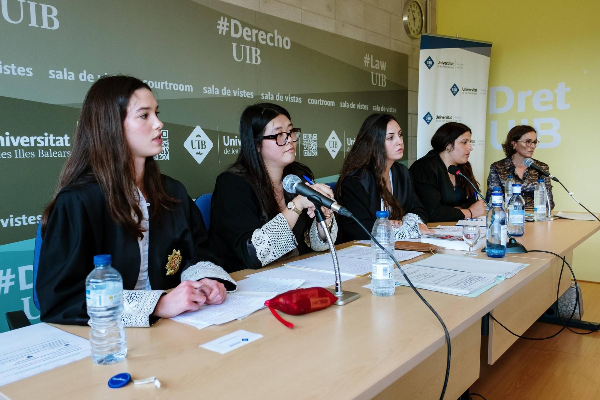 Así ha sido el primer juicio simulado de la UIB