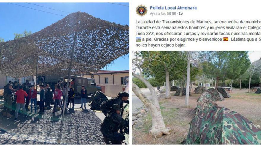 Una maestra de Almenara evita que su clase participe en una actividad militar