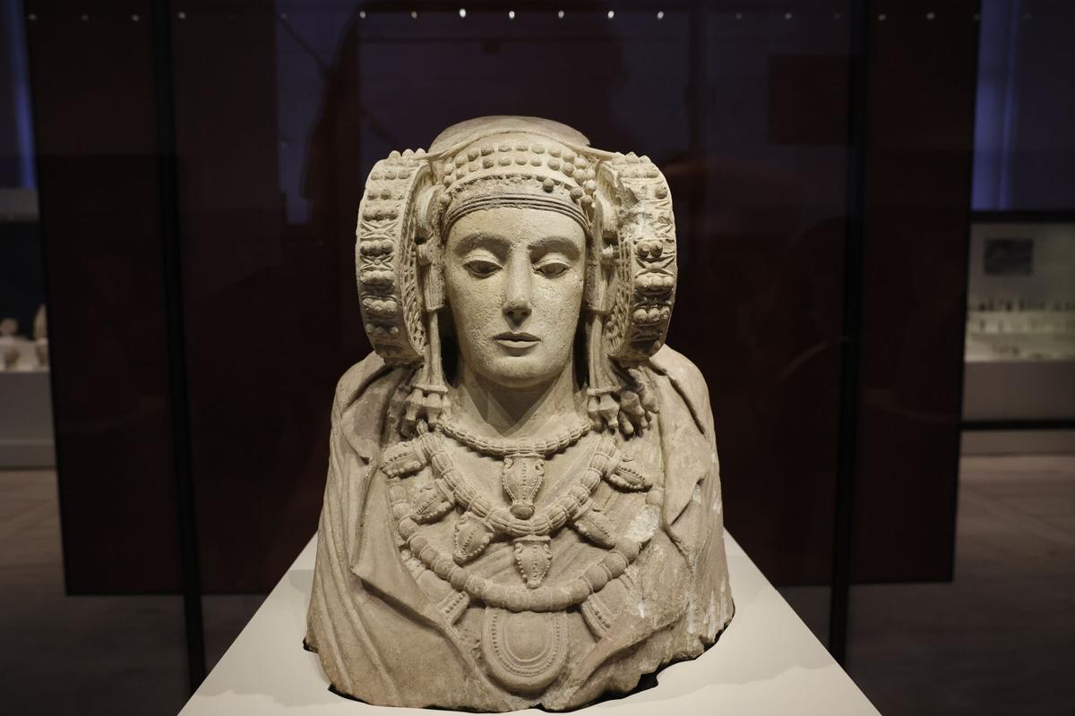 La Dama de Elche, en el Museo Arqueológico Nacional de Madrid.