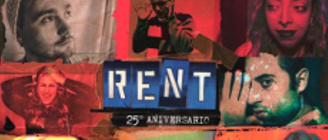 Cartel del &#039;Rent&#039; que se instala en el Auditorium