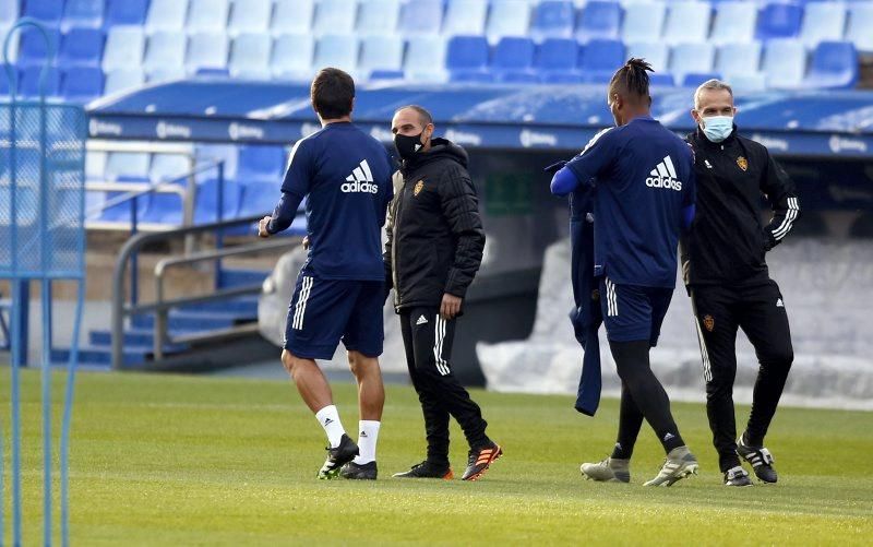 Entrenamiento del Real Zaragoza, 24 de noviembre