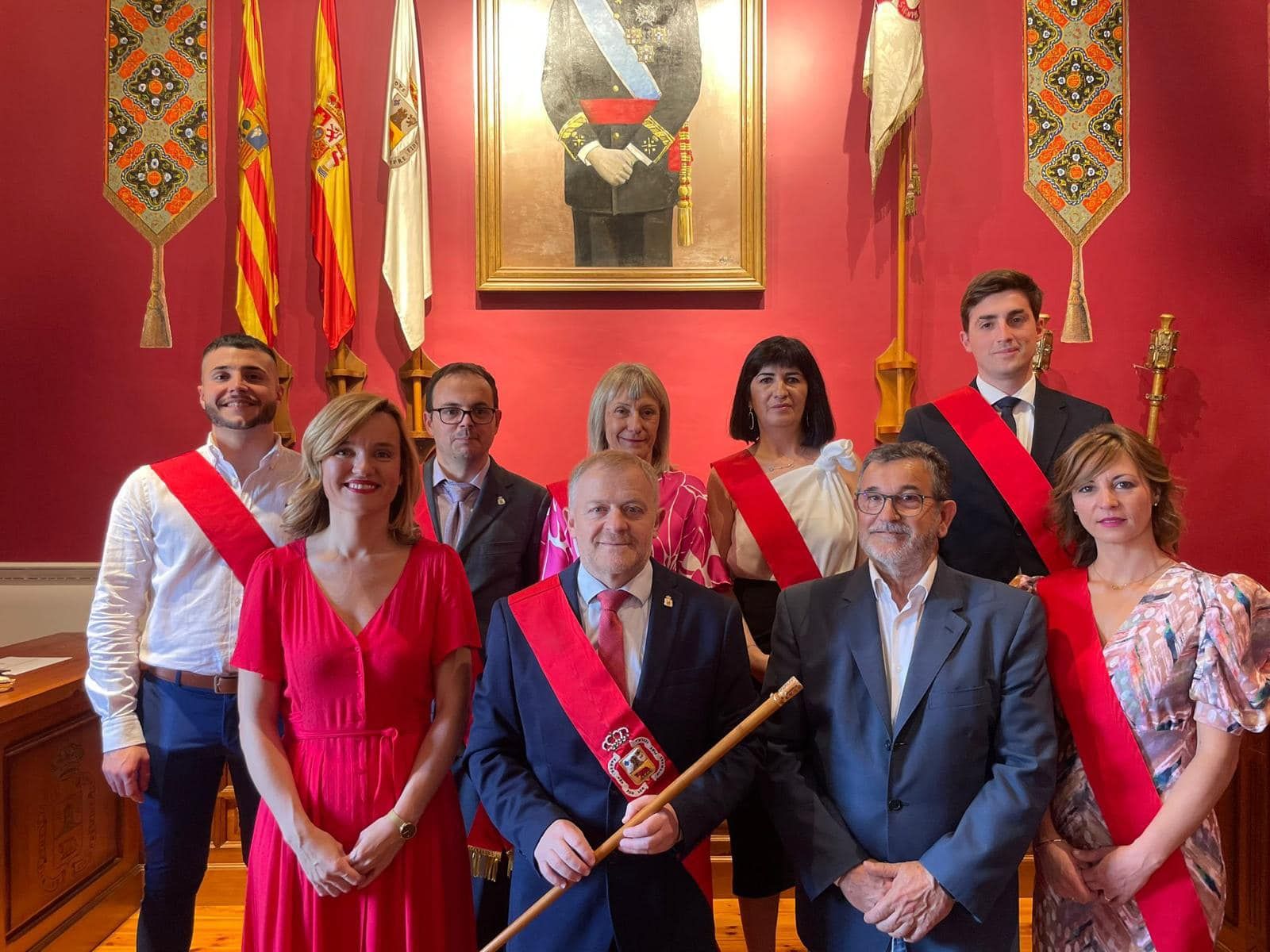 Ayuntamiento de Borja, con Pilar Alegría