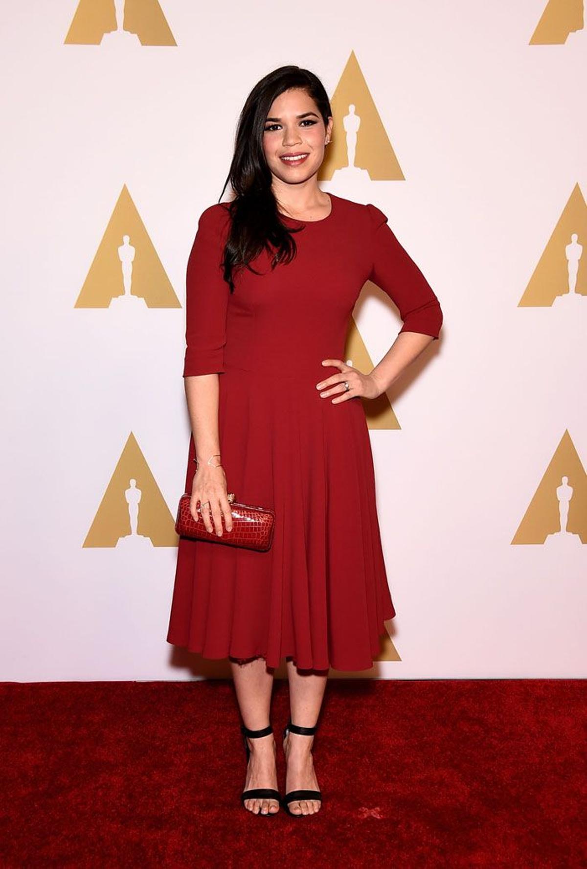 Almuerzo de los nominados Oscar 2015: America Ferrera