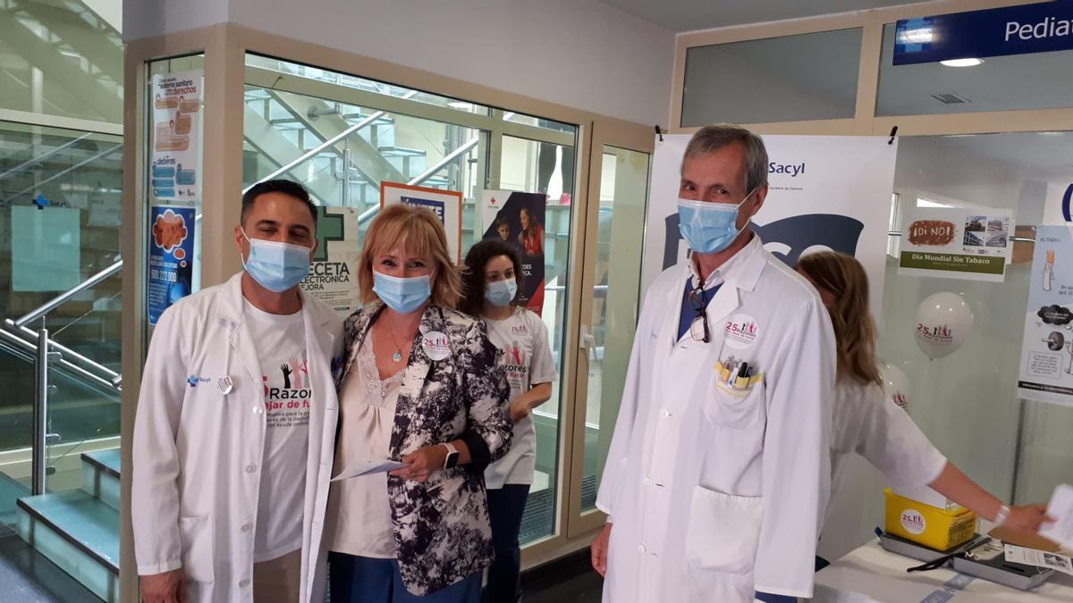 La delegada territorial Leticia García visita el centro de salud de Toro