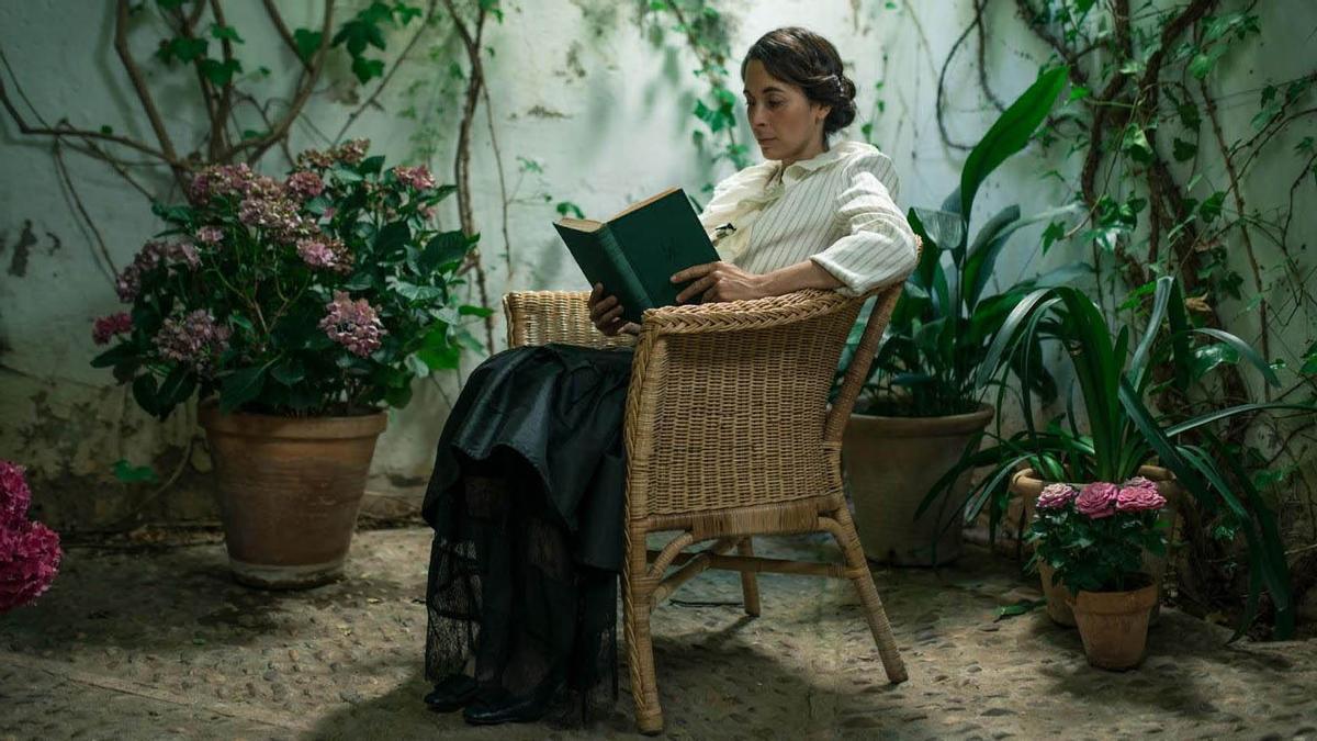 Escena del documental de Laura Hojman sobre María Lejárraga. Escena del documental de Laura Hojman sobre María Lejárraga.