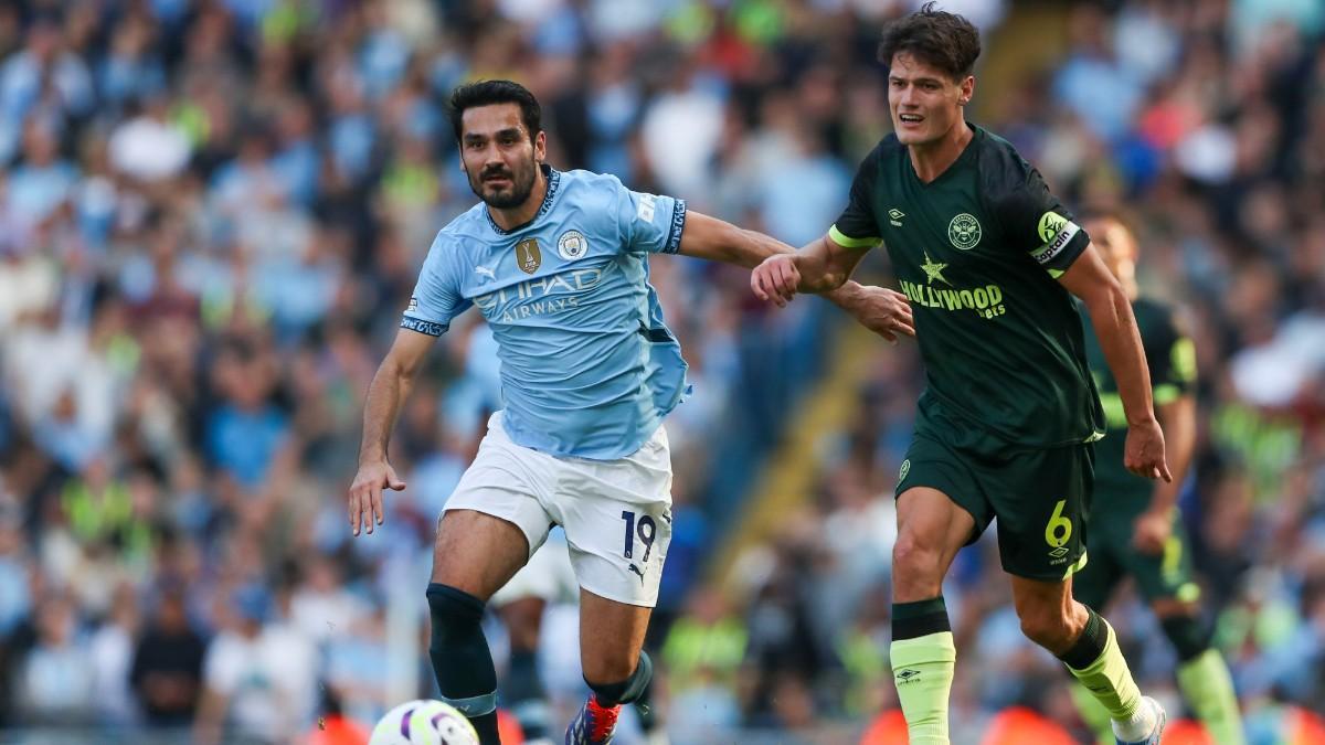 Gündogan, en el duelo ante el Brentford
