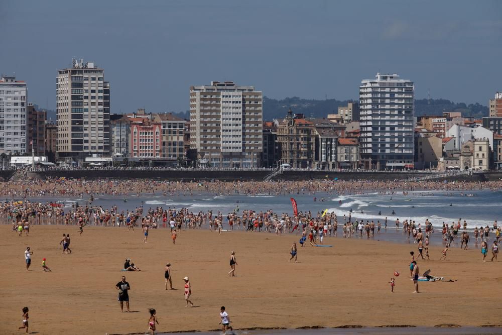 Día de playa en Asturias