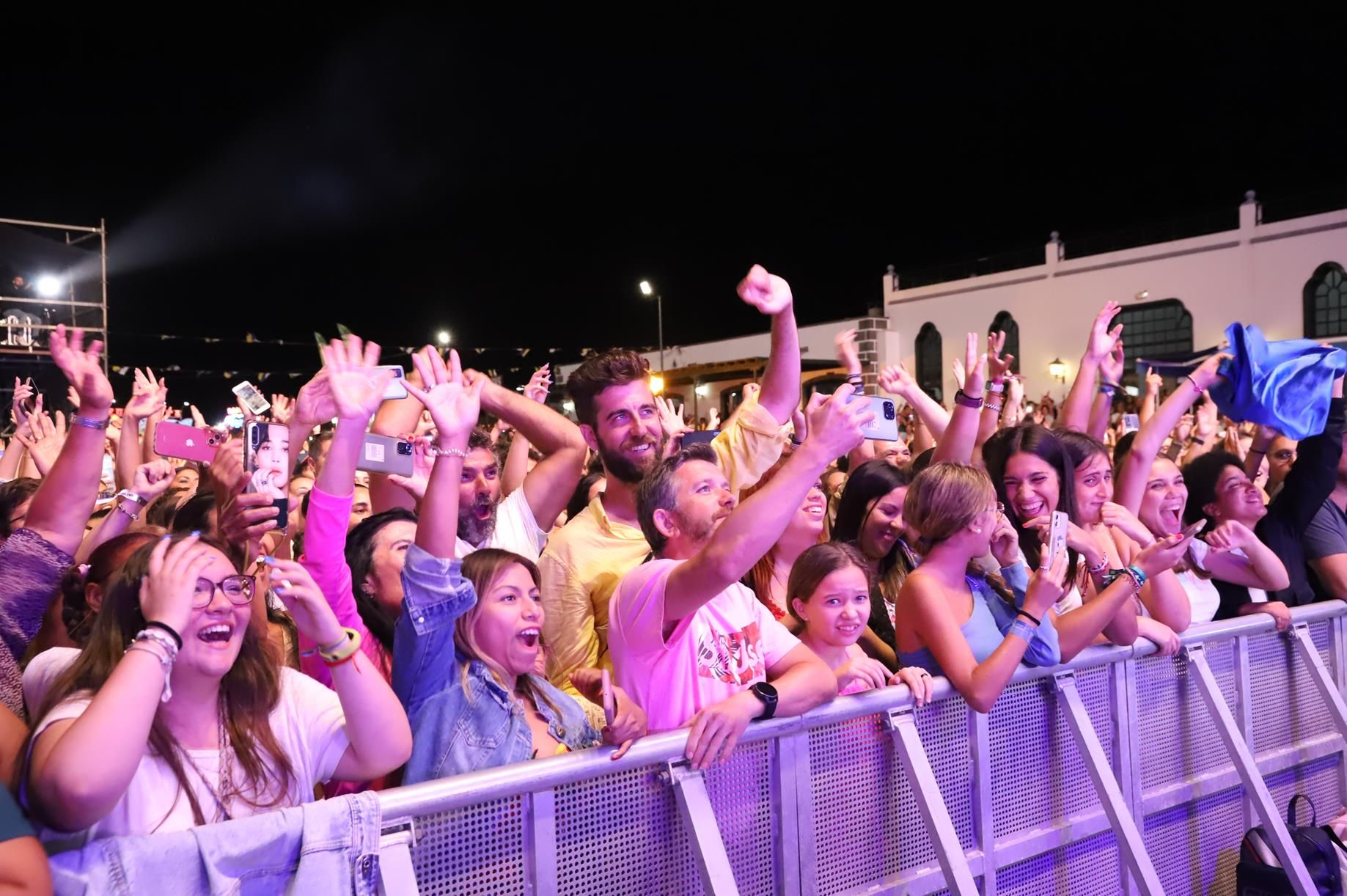 Concierto de Melendi en las fiestas de Los Dolores, en Lanzarote