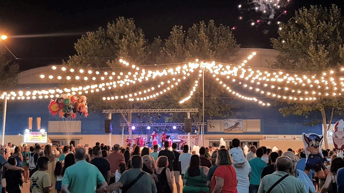 Una imagen del recinto ferial en unas fiestas anteriores.