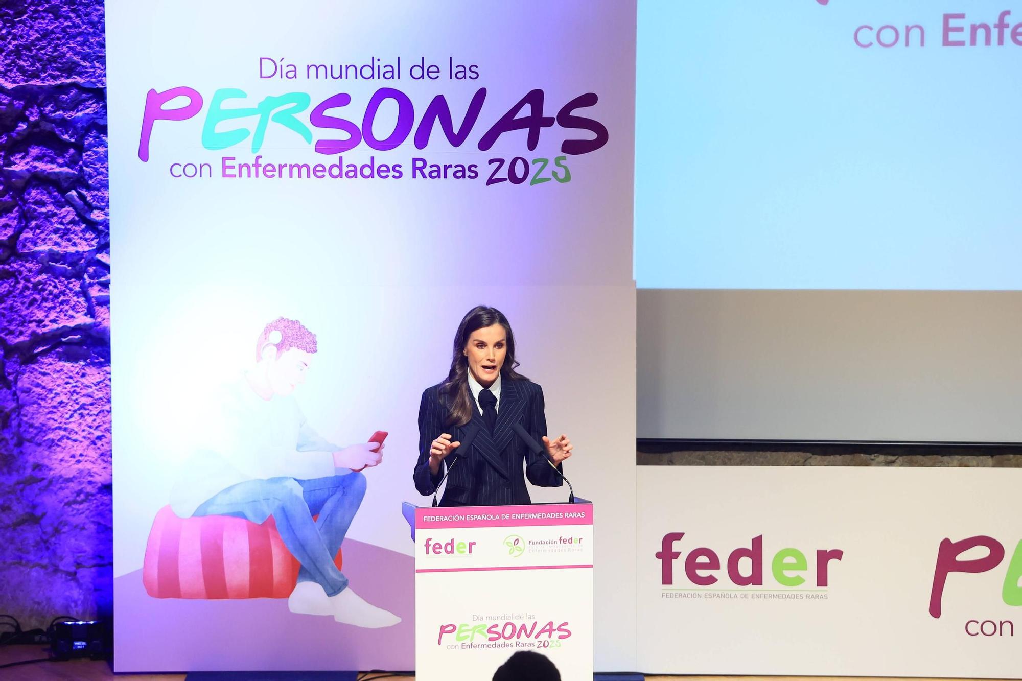 Pacientes con enfermedades raras de toda España visibilizan su lucha en Oviedo en un acto presidido por la Reina Letizia