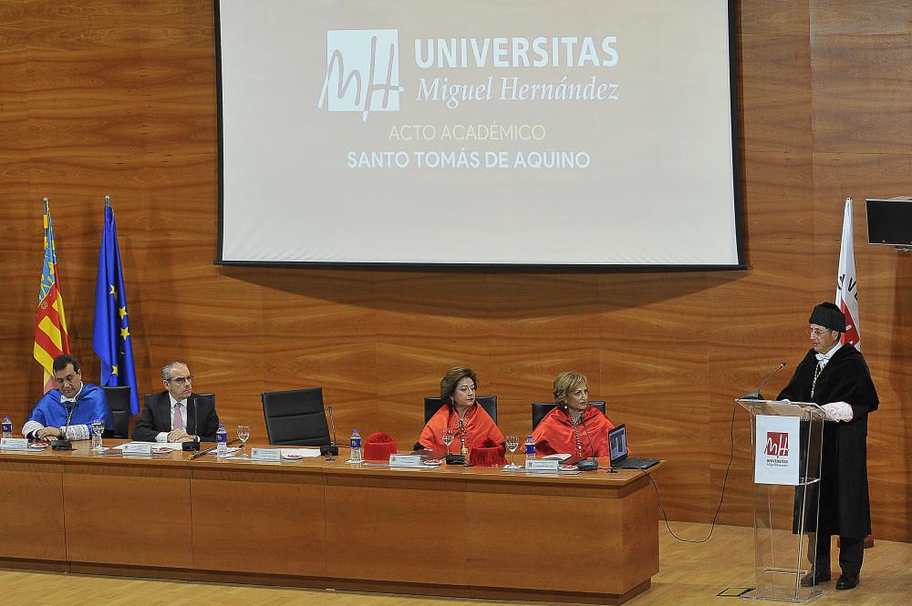 Acto de Santo Tomás de Aquino en la UMH