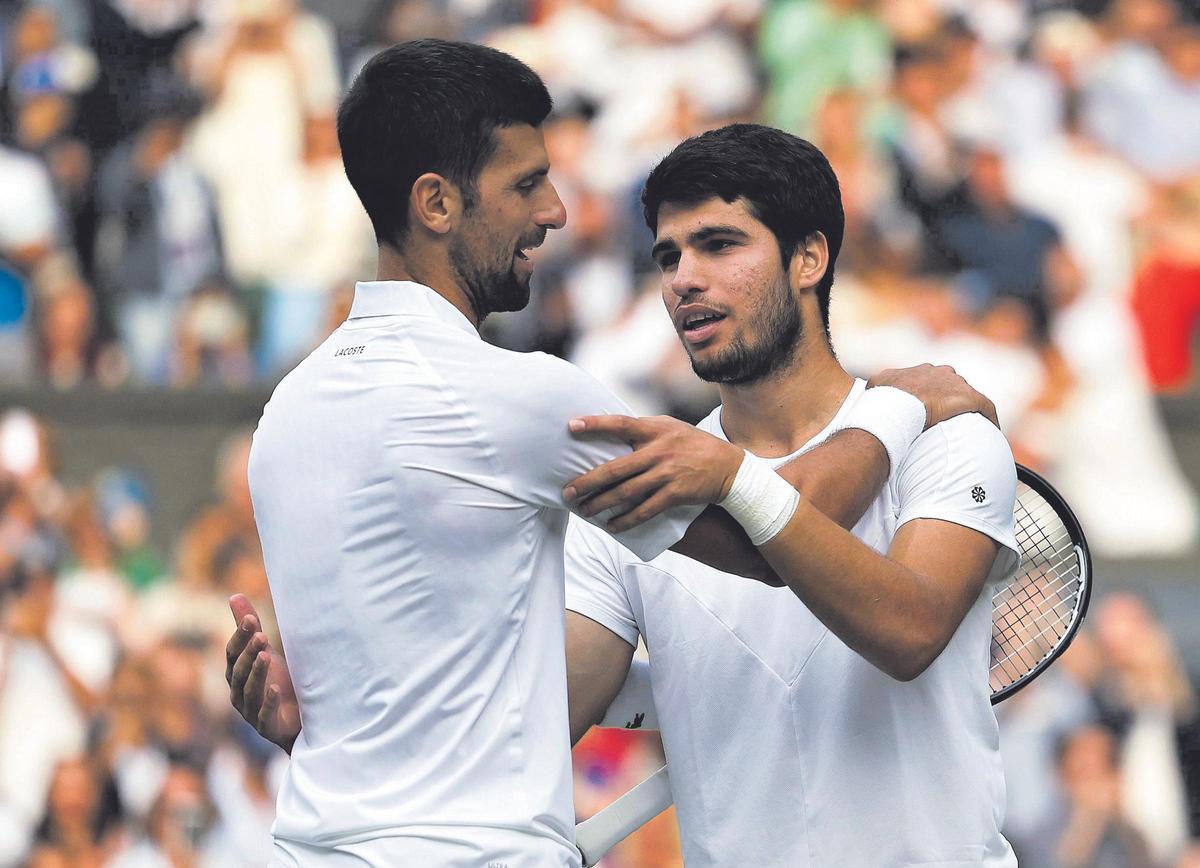 Alcaraz vs Djokovic, guerra de tronos en la Catedral