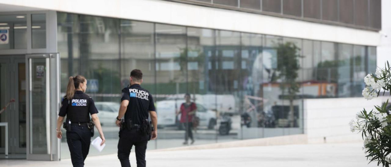 Edificio de los juzgados en Eivissa, en la plaza de sa Graduada.