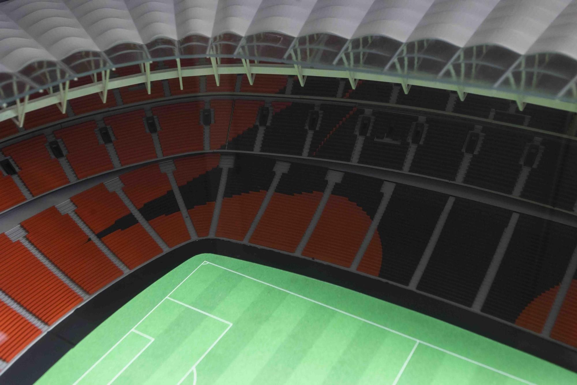 Maqueta del nuevo estadio de Mestalla