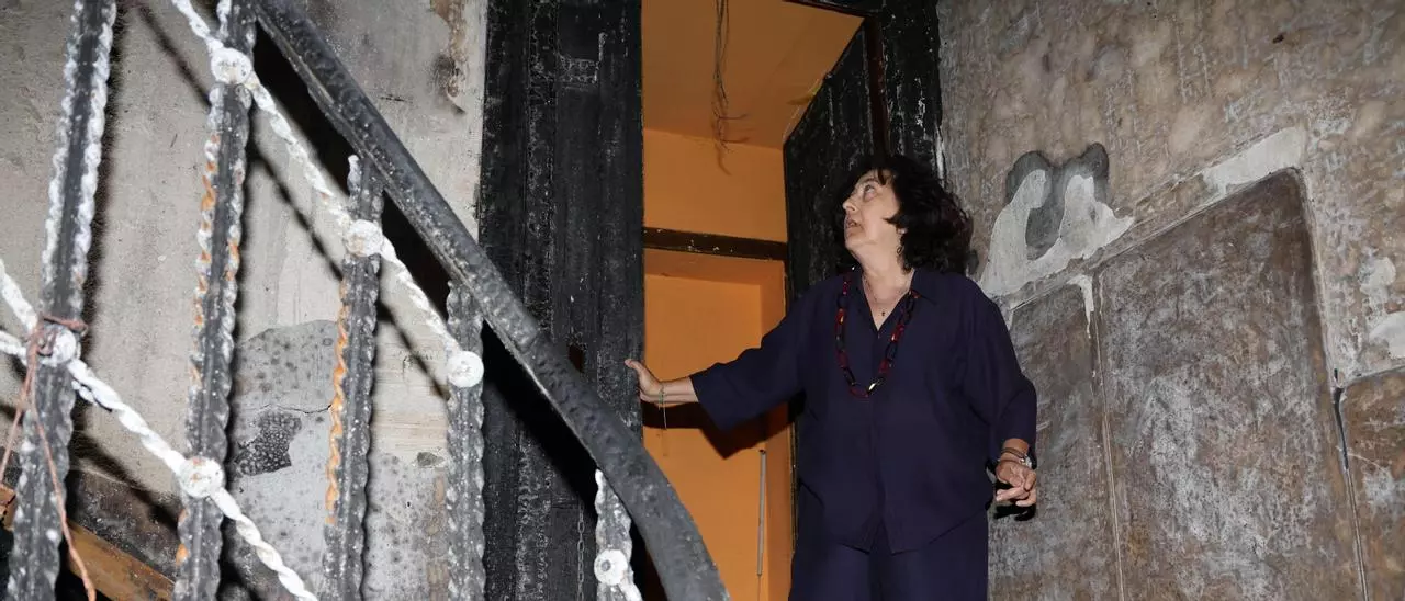 Celia Manzanero: "Invertí 80.000 euros en arreglar el edificio y ahora es una ruina"