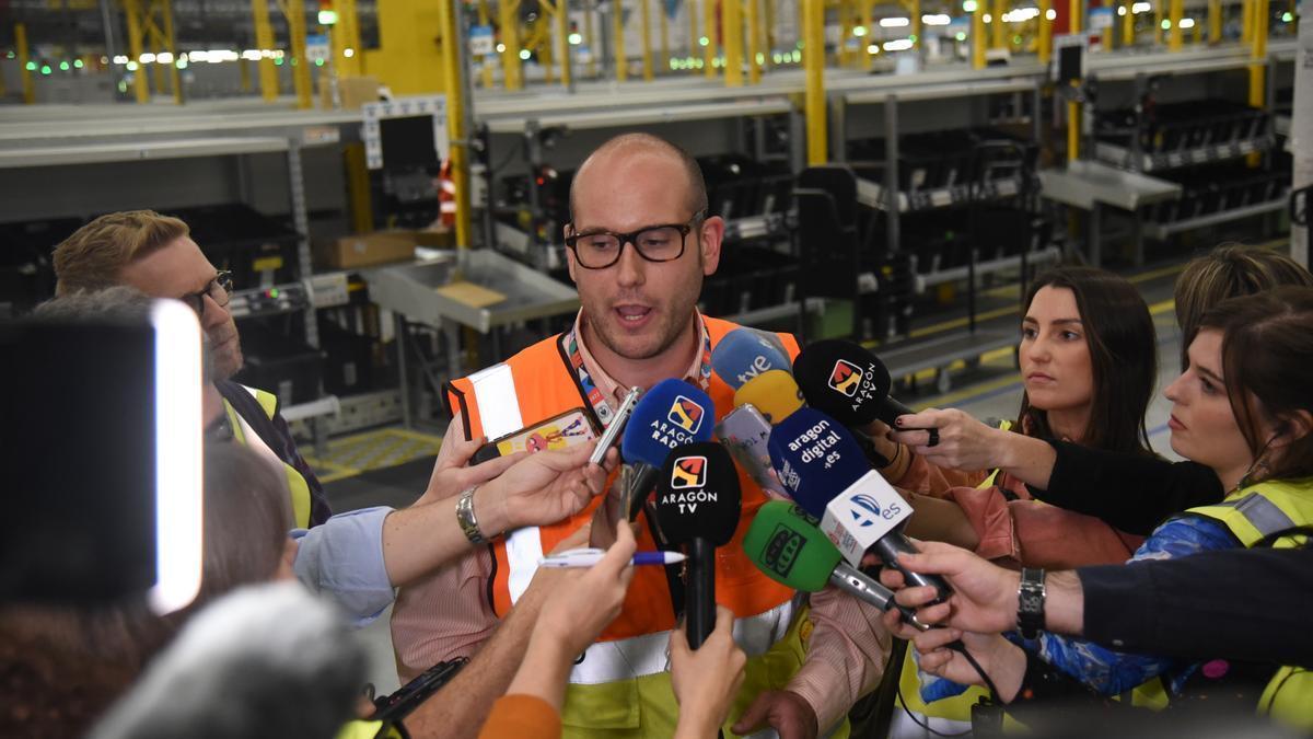 César Hernández, el director del nuevo centro logístico de Amazon en Zaragoza, que antes estaba al frente de la planta cerrada en Martorelles (Barcelona).