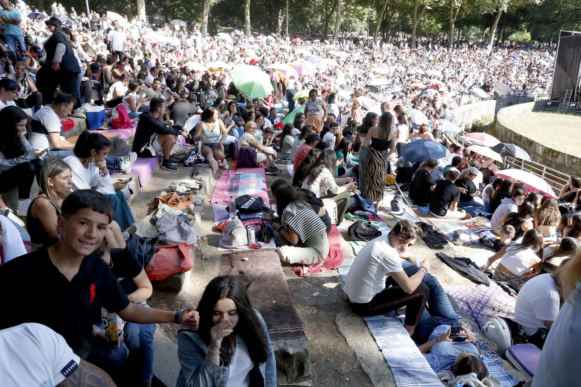 La locura por Dani Martín abarrota Castrelos