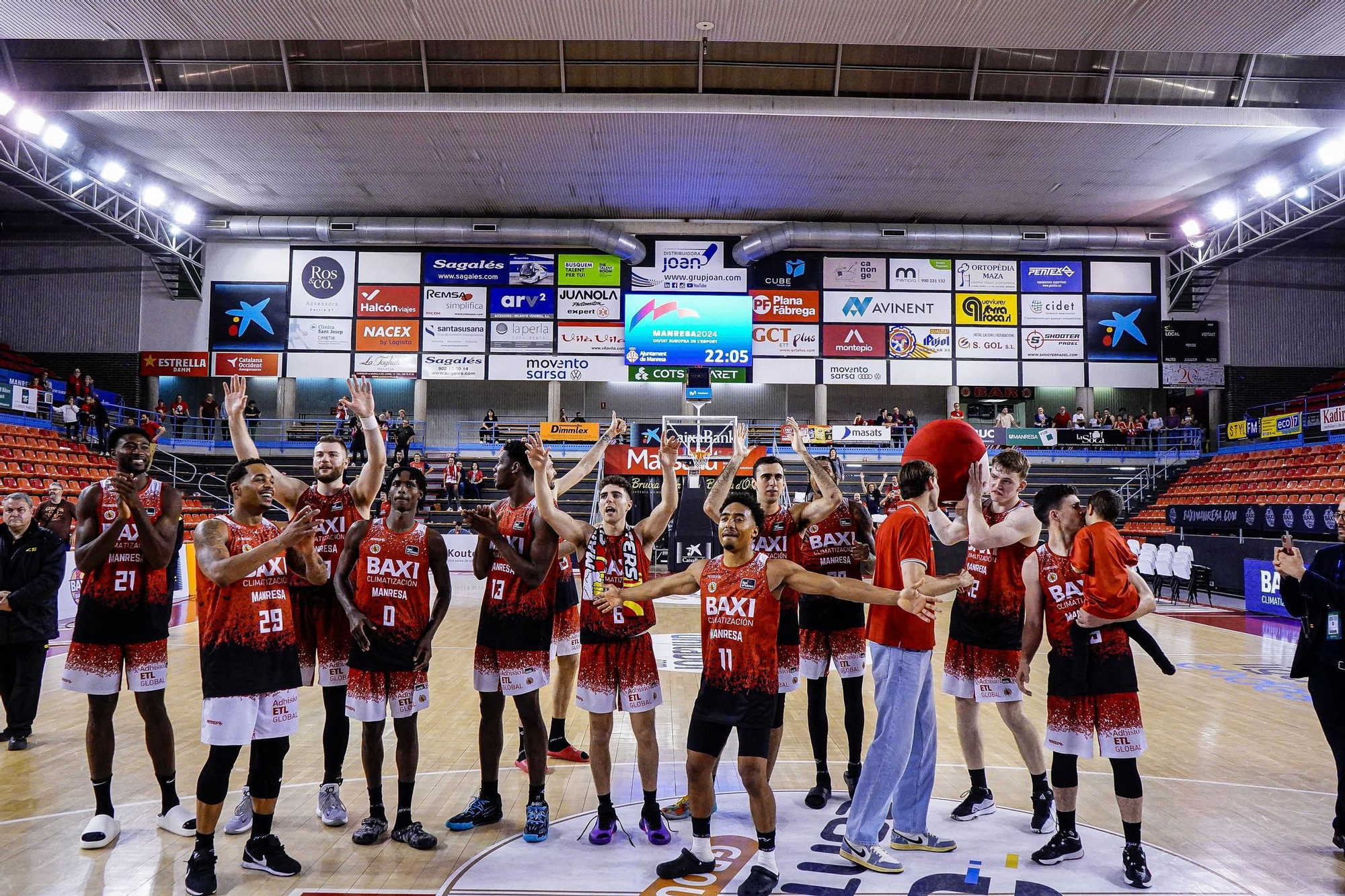 MANRESA . BASQUET ACB . LLIGA ENDESA . BAXI MANRESA VS BILBAO BASKET . PAVELLÓ EL NOU CONGOST