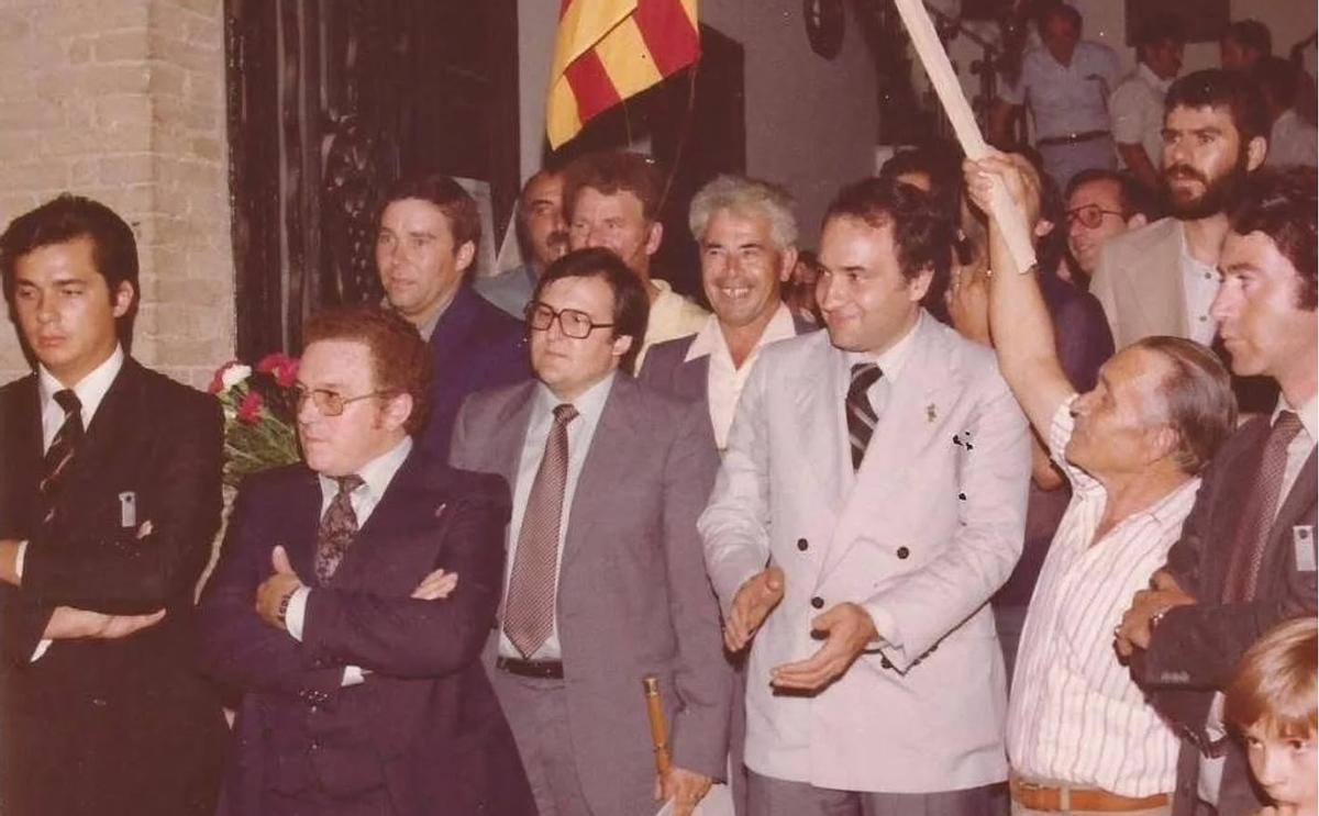 José Roig como diputado provincial.