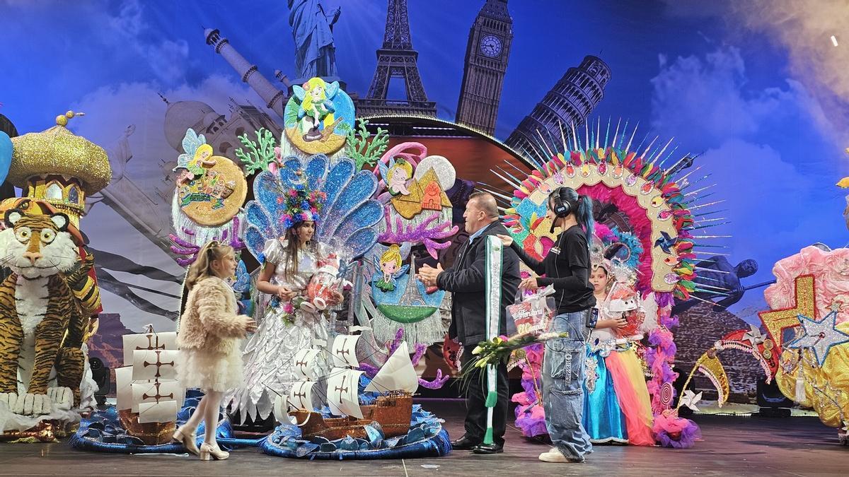 Nayeli Méndez Suárez, Reina Infantil del Carnaval de Antigua 2026, en Fuerteventura