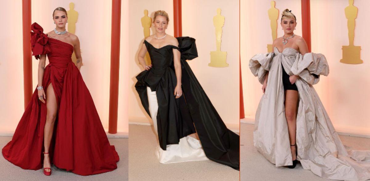Looks cargados de volúmenes en los Oscar