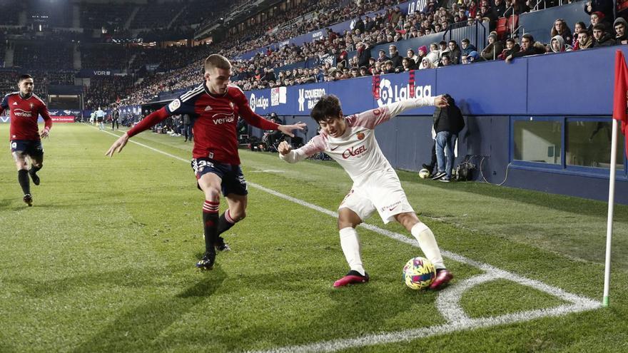 In der Hinrunde hat Real Mallorca gegen Osasuna mit 0:1 verloren.  | FOTO: DIGES/EFE