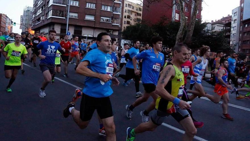 Los primeros instantes de la pasada edición de la San Silvestre.