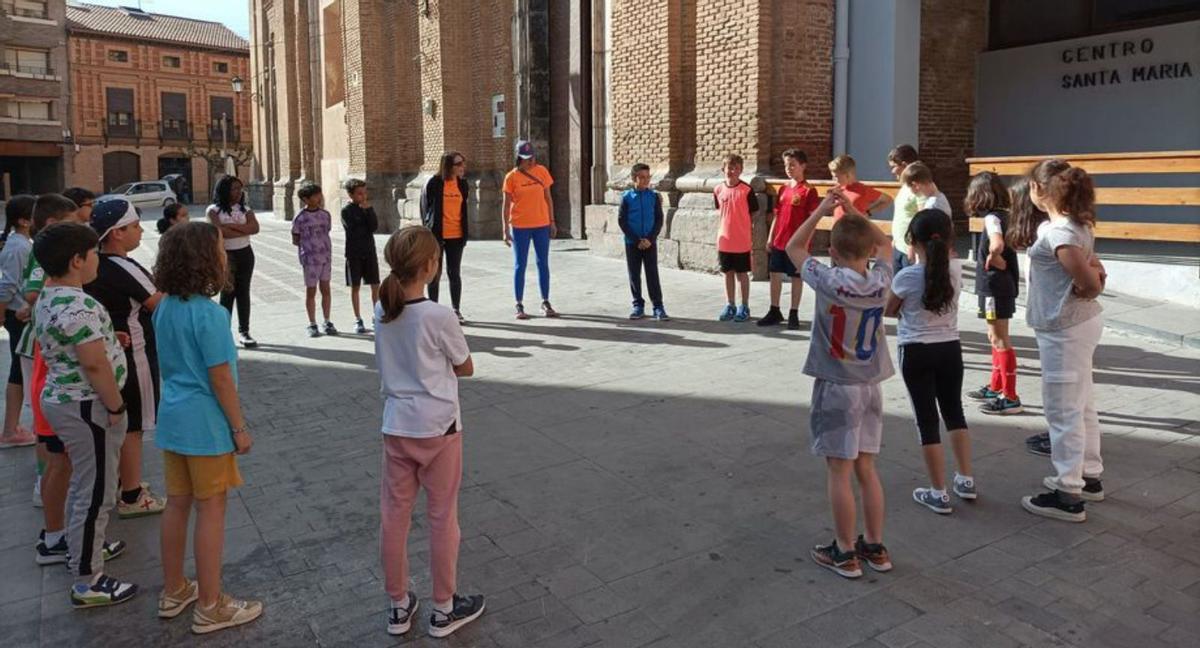 El objetivo era mostrar cómo es una clase de Educación Física. |