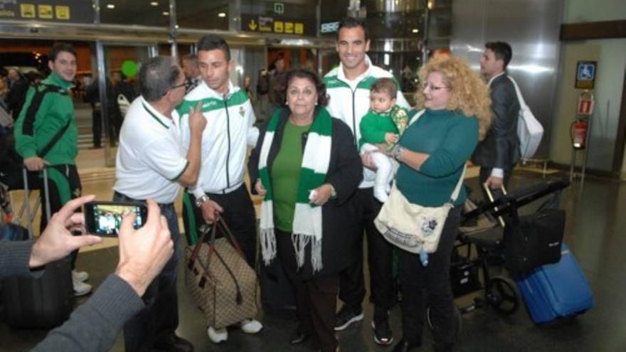 Llegada del Real Betis a Gran Canaria