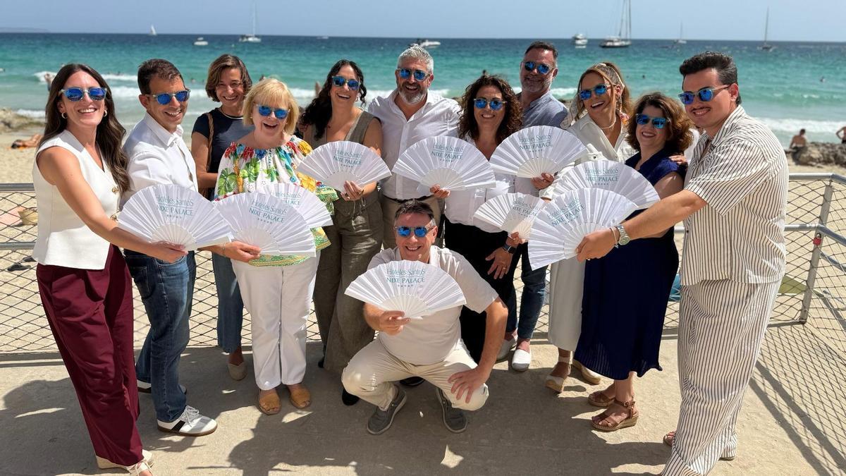 Representantes de los principales medios de comunicación de Mallorca participaron en el encuentro gastronómico organizado por el Hotel Nixe Palace en A Popa Sea Club.